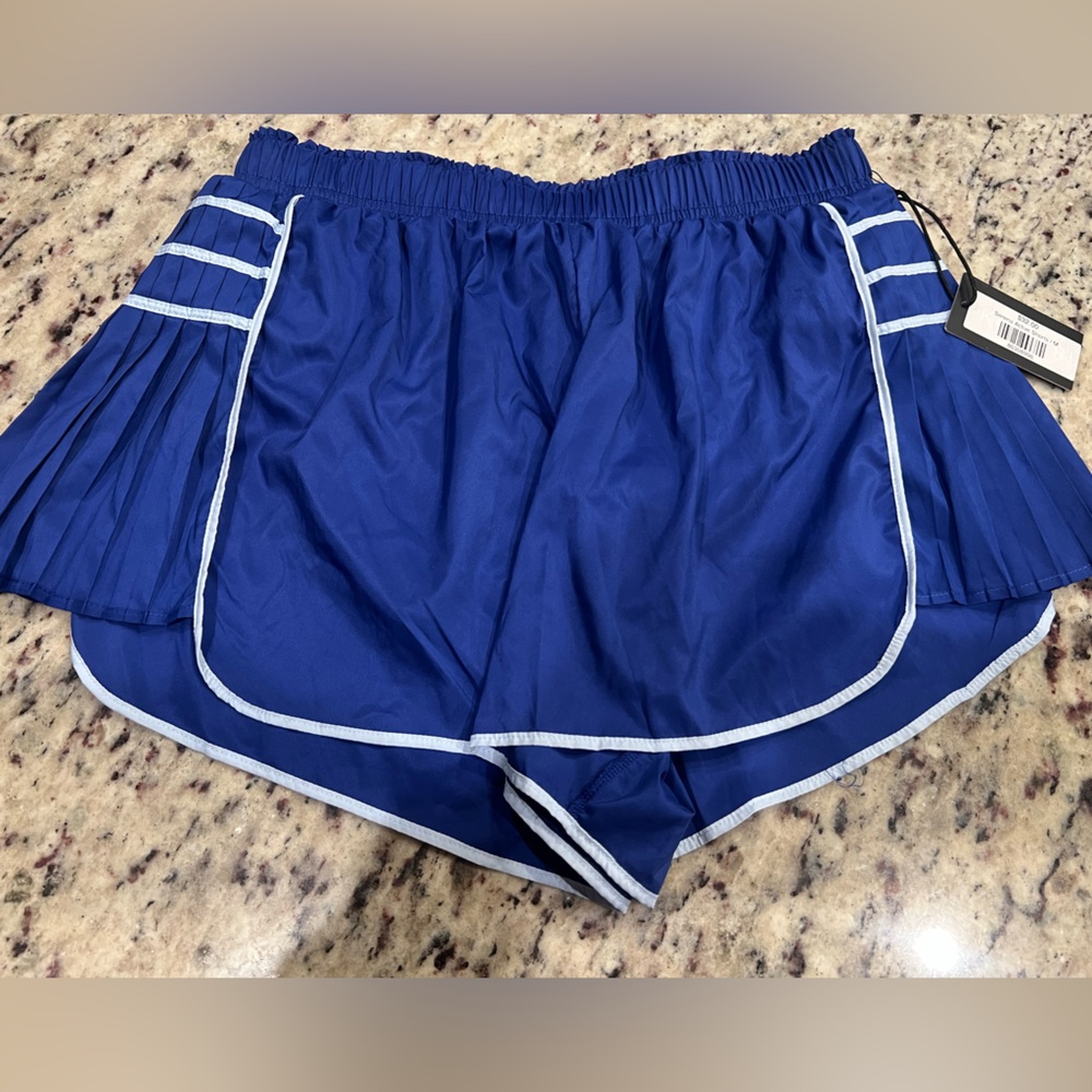 Women's Blue Athletic Shorts